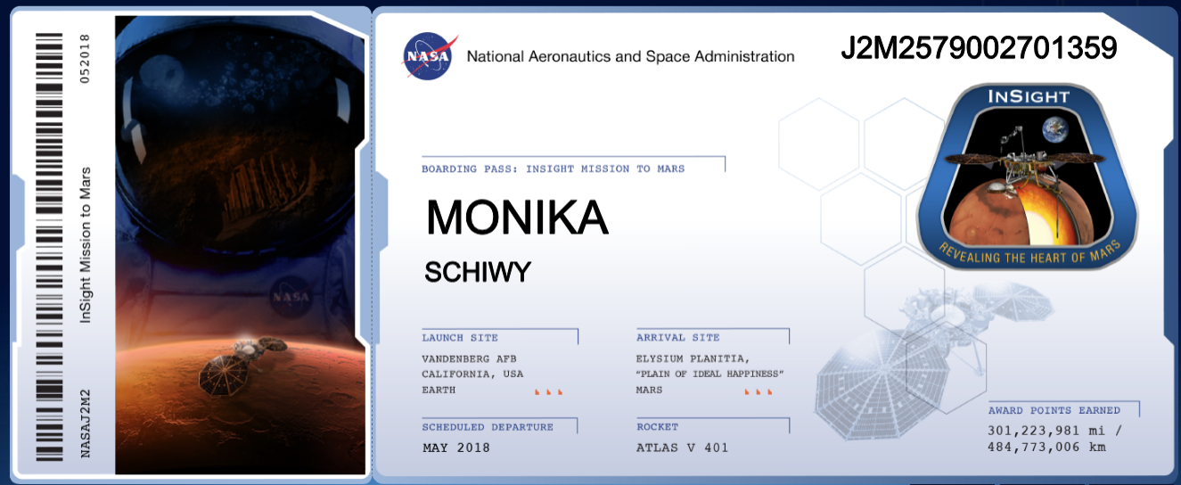 Boarding Pass Monika Schiwy via Mars