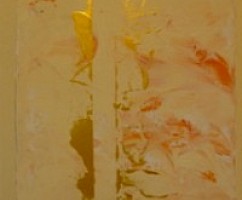 Acryl auf Leinwand, ohne Titel, 40 mal 20 cm