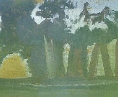 Homage á Chirstoph Maas, Acryll auf Leinwand, erster Zustand